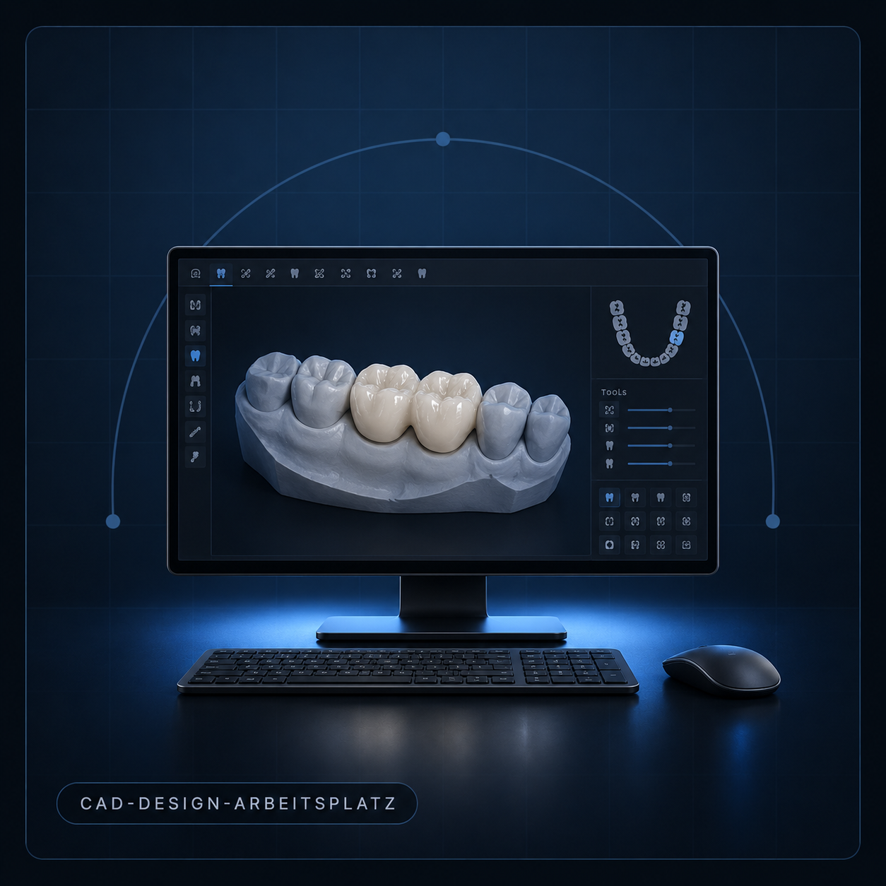 CAD-Design-Arbeitsplatz