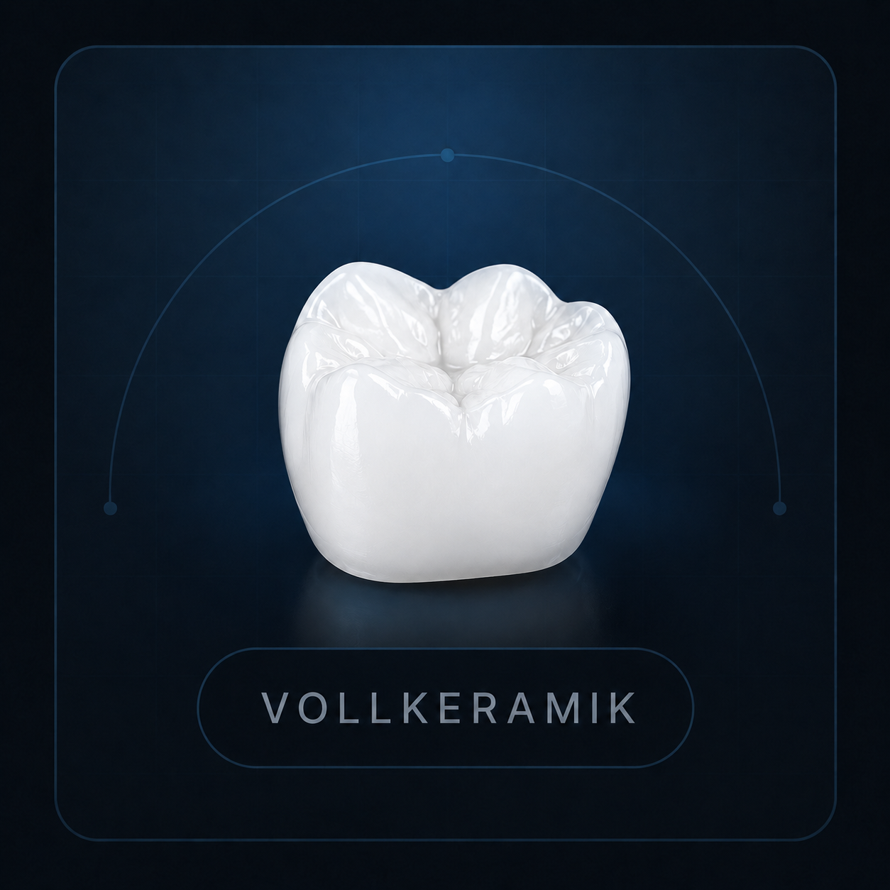 Vollkeramik — ästhetische Einzelkrone